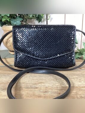 Whiting & Davis Mesh Cross Body Bag, Purse
